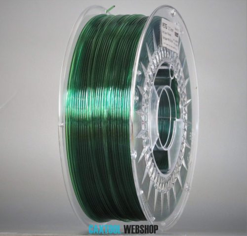 PETG-Filament 2.85mm zelený priehľadný