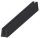 Edge protection "U" profile silicone black 6,85x3,2x6,35