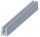 Edge protection "U" profile silicone gray 6,85x3,2x6,35