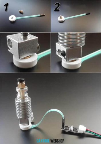 3D printer auto-leveling external sensor Zprobe,compatible with most nozzles
