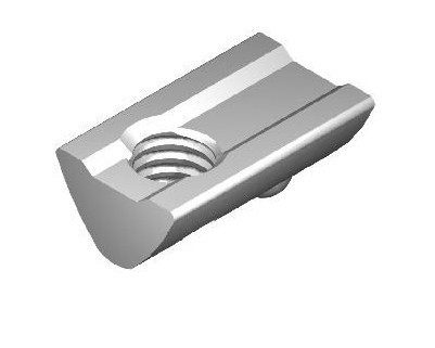 I6 matica do posunná matica do drážok 16x10x6,3 mm, M5, drážka 6