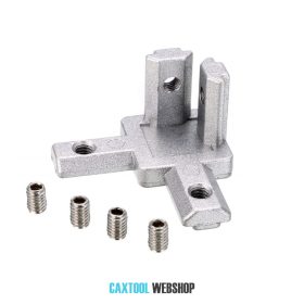 I8 3-cestná rohová spojka 40 x 40 mm, 3D, drážka 8