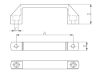 I6 Handle 114x24,2x6 mm