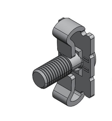 I8 standard-fastening set, 8mm groove