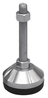 B10 Leveling foot D60-M12*100 with non-slip pad