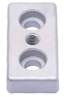 B10 4080 Base plate, M12, for installing foot