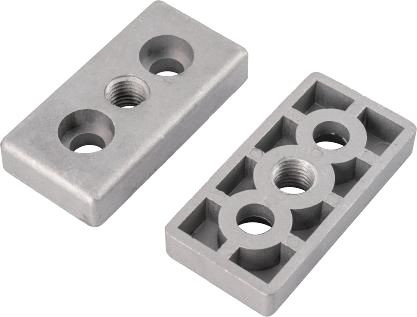 B10 4590 Base plate, M12, for installing foot