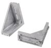 B10 corner bracket 45x90 mm, 10mm groove