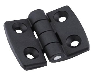 B10 hinge 40x40 mm, Nylon, 10mm groove