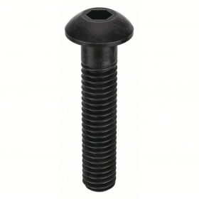   Skrutka imbus polguľatá hlava DIN 7380 10.9 DSB čierna M5x30