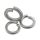 Spring lock washer flat end DIN 127B steel zinc plated M8