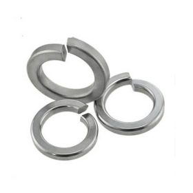 Spring lock washer flat end DIN 127B A4 M8