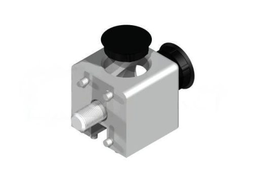 B8 rohové spojky Profilov 30 x 30 mm, 2D, drážka 8 - kocka