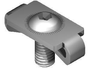 I5 Upínač drážkovaný k 5 mm doske 