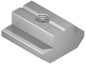 B10 matica do posunná matica do drážok 18x18x9 mm, M5, drážka 10