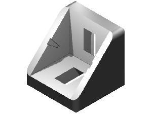 B8 fixační úhelník 30 x 30 mm, drážka 8