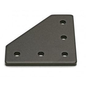 Rohová spojka- čierny elox