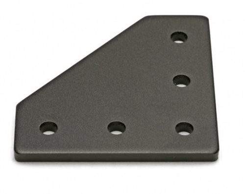 Rohová spojka- čierny elox