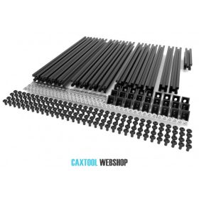   Hypercube 3D sada hliníkového rámu 3D tlačiarne (čierna)