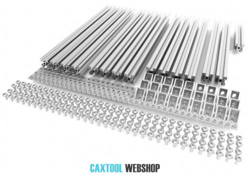 Hypercube sada hliníkového rámu 3D tlačiarne (prírodný hliník)