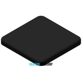I8 End cap cover 40x40 mm, 8mm groove